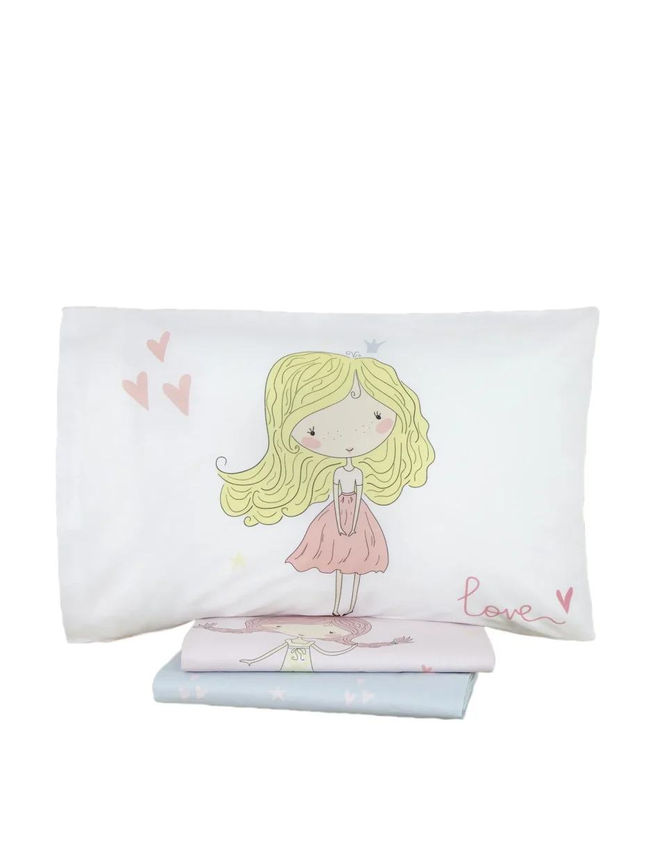 lovely Nima Kids Σετ παπλωματοθήκη Μονή - Lovely 160x240 + 52x72cm - Image 1