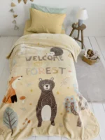 Nima Kids Κουβέρτα Βελουτέ Μονή 160x220 - Secret Forest