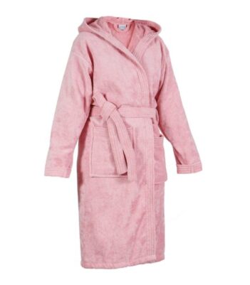 Borea Μπουρνούζι Γυναικείο Μίνι με Κουκούλα