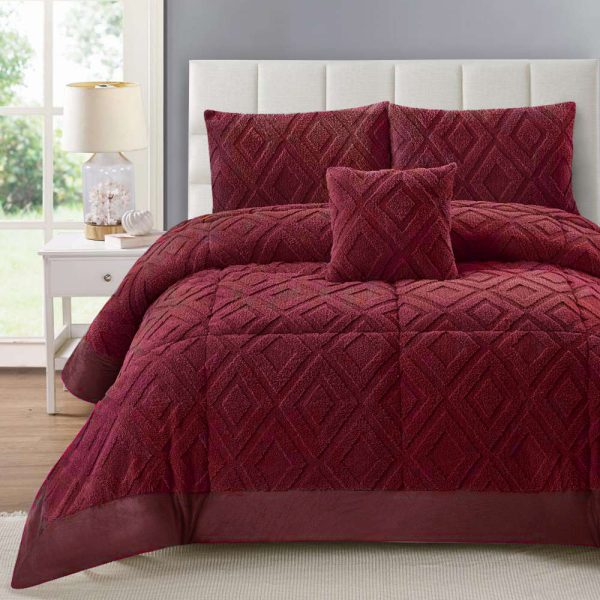 Borea Κουβερτοπάπλωμα Rhombus 220×240 – Μαύρο