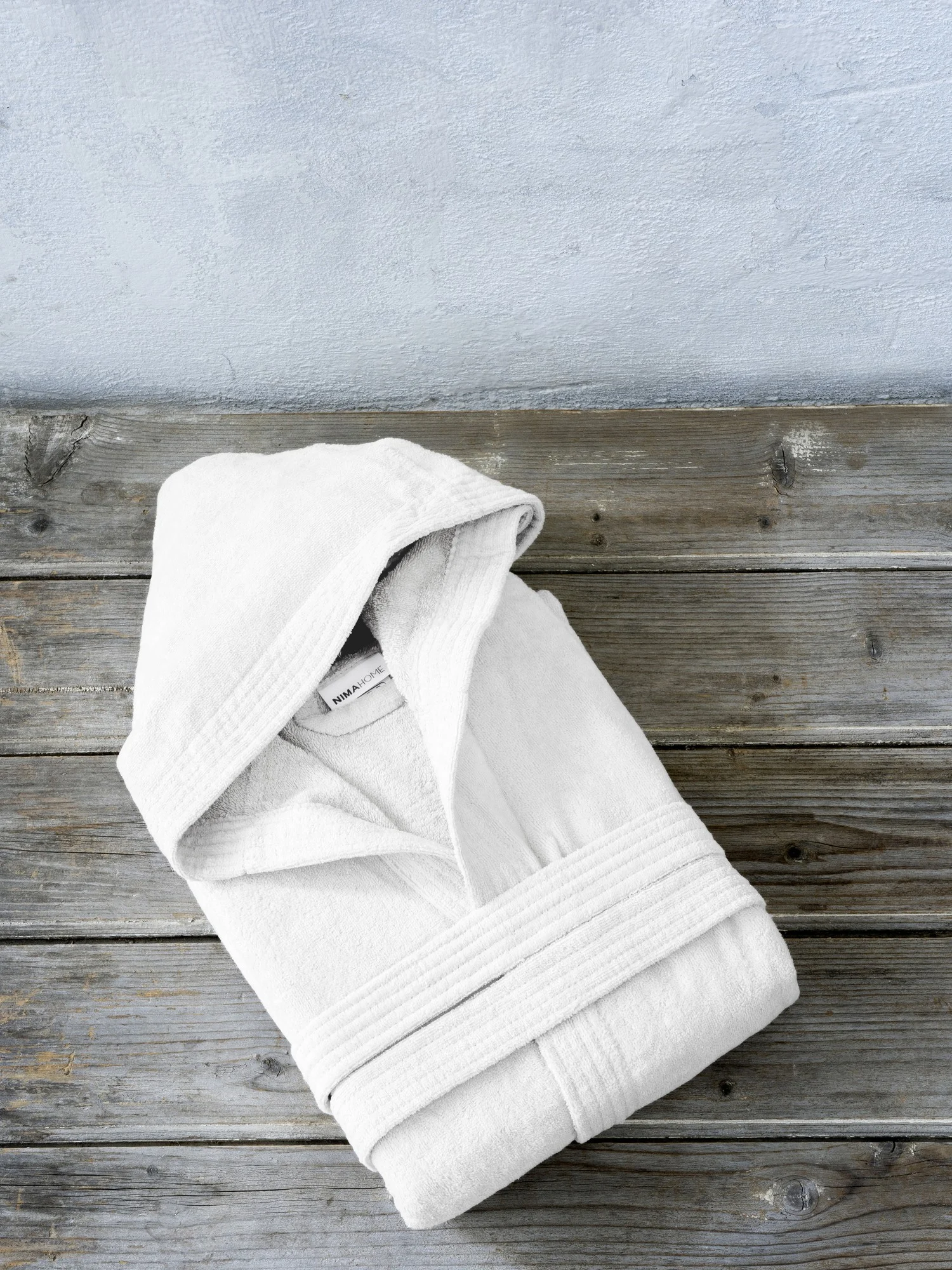 Nima Home Μπουρνούζι με κουκούλα Zen Medium – Λευκό, Medium Nima Home Μπουρνούζι με κουκούλα Zen Medium – Λευκό, Medium