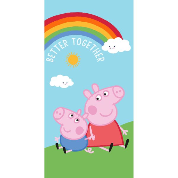 Borea Παιδική Πετσέτα Θαλάσσηςpeppa Pig 320gsm 70x140cm Cotton