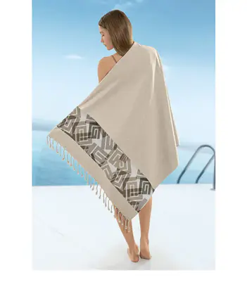 Guy Laroche Πετσέτα Θαλάσσης Pestemal 22 Beige 90x