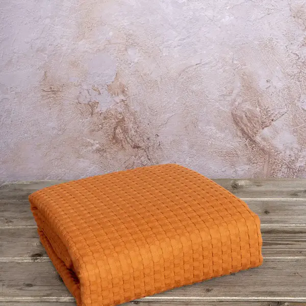 Κουβέρτα Μονή 160×240 Habit – Orange Egyptian Cotton