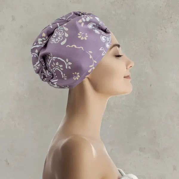 Πετσέτα/Τουρμπάνι μαλλιών Leilan 25×65