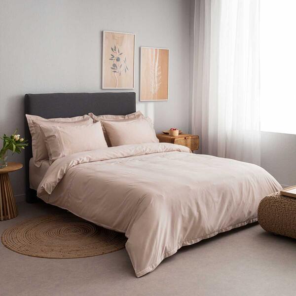 Vesta Home Σετ Σεντόνια Βαμβακοσατέν Nemesis 303 Beige 2x240x270+2x50x75