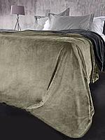 Guy Laroche Σετ 2τμχ Κουβέρτα Velvet Khaki 220x240cm