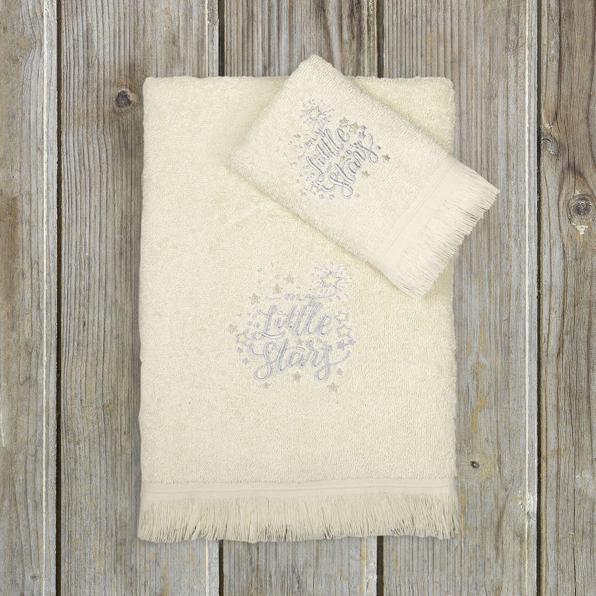 Σετ Πετσέτες (30×50 + 70×120) – Little Stars Σετ Πετσέτες (30×50 + 70×120) – Little Stars