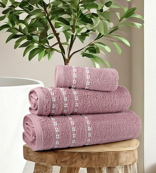 Nima Home Σετ Πετσέτες – Retour Apple Pink (30×50 + 50×90 + 70x140cm)