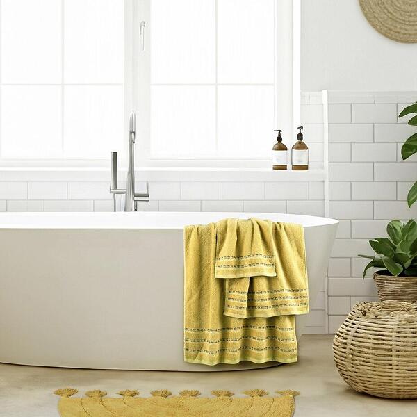 Nima Home Σετ Πετσέτες – Retour Mustard (30×50 + 50×90 + 70x140cm)