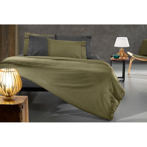 Guy Laroche Μαξιλαροθήκες Minimal Khaki 50×70 ΖΕΥΓΟΣ