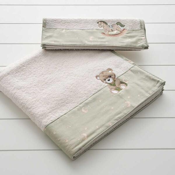 Vesta Home Teddy Σετ Πετσέτες 2ΤΕΜ