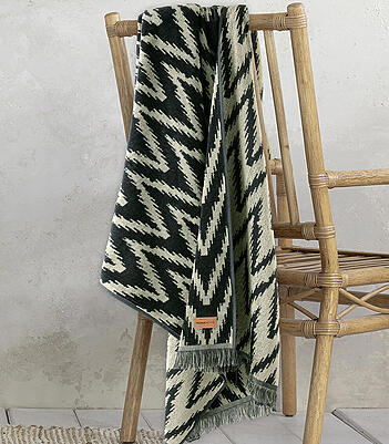 Nima Home Πετσέτα Θαλάσσης 90x160cm – Chevron Jacquard