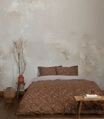 Nima Home Σετ Παπλωματοθήκη Υπέρδιπλη Flannel – Wild Flower 2x 220×240 + 2x50x70cm