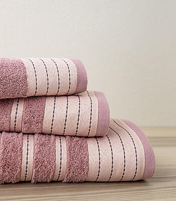Nima Home Σετ Πετσέτες (30×50 + 50×90 + 70×140) – River Apple Pink