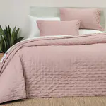 Borea Waffle Ποτηρόπανο από 100% Βαμβάκι σε Ροζ’εΧρώμα 50x70cm