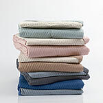 Borea Waffle Ποτηρόπανο από 100% Βαμβάκι σε Ροζέ Χρώμα 50x70cm