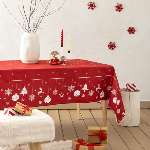 Nima Home Τραπεζομάντηλο 140×140 – Jolly Snow