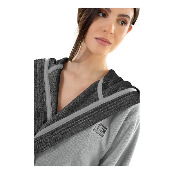 Guy Laroche Μπουρνούζι Monogram Smoke Large