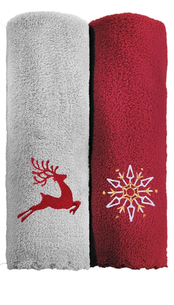 Guy Laroche Σετ πετσέτες Christmas Towels Set 3 35x50cm Guy Laroche Σετ πετσέτες Christmas Towels Set 3 35x50cm
